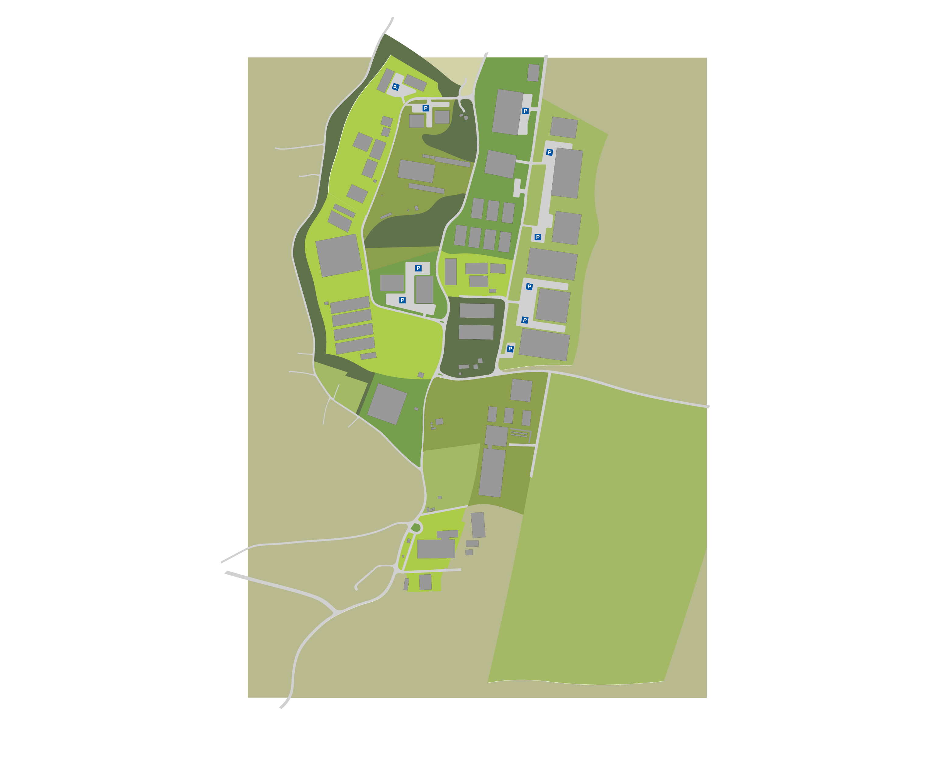 Kart over etablerte bedrifter